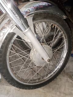 Honda cd70 complete wheel