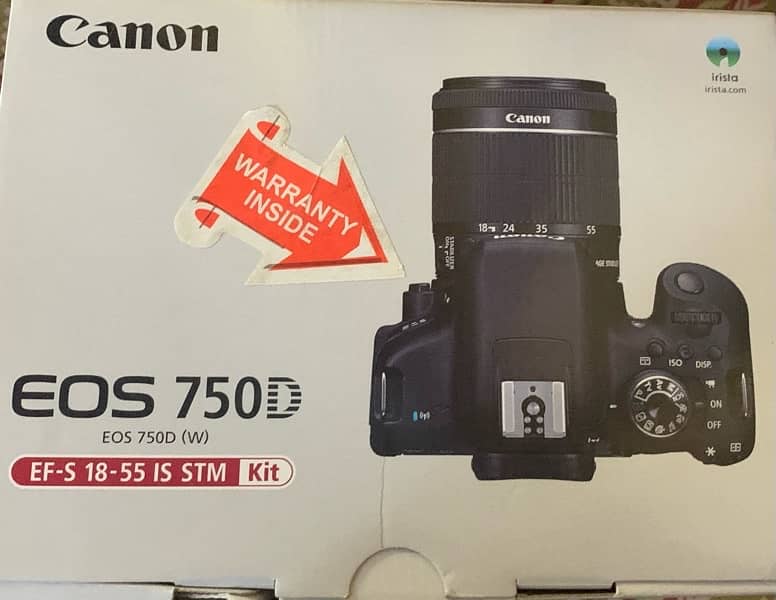 CANON 750D/64 Gb Memory Card/Dslr camera 6