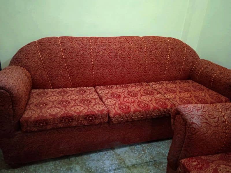 sofa set 1 ,2 ,3, new condition 1