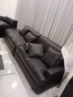 For Sale: Black 2-Seater Sofa – Like New!