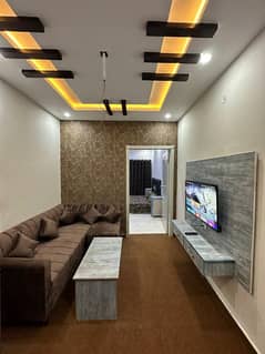 Fully Furnished Flat for Rent in Subhan Plaza at Block H3 Johar Town near Emporium Mall Lahore