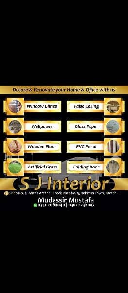 Interior design and decor works 2