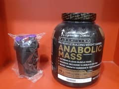 Nutrition fuel offer 100%orignal Anabolic mass with shaker and tshirt