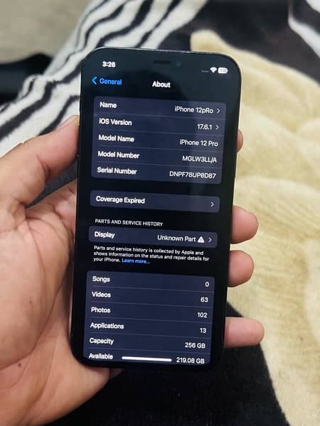 Iphone 12pro | 256 GB | NON PTA | Sale & Exchange 5