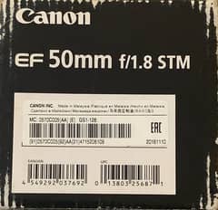 CANON 50MM F1.8 STM