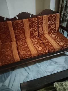 wooden sofa 0