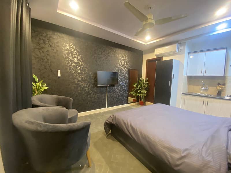 Studio Apartment Available For Rent In Gulberg Greens Islamabad. 3