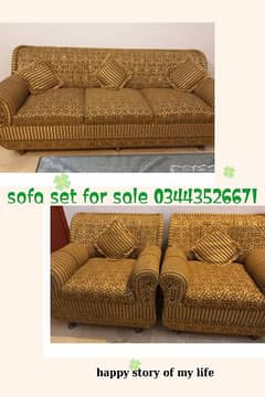 for sale sofa set North Karachi 35 thousand  03443526671 0