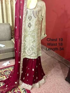 Bridal Sharara Wedding in North Nazimabad OLX Pakistan