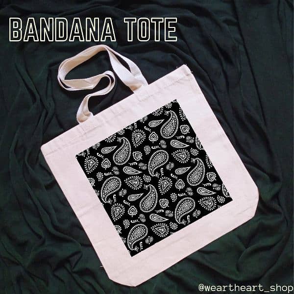 Customized Hand painted tote bags 6