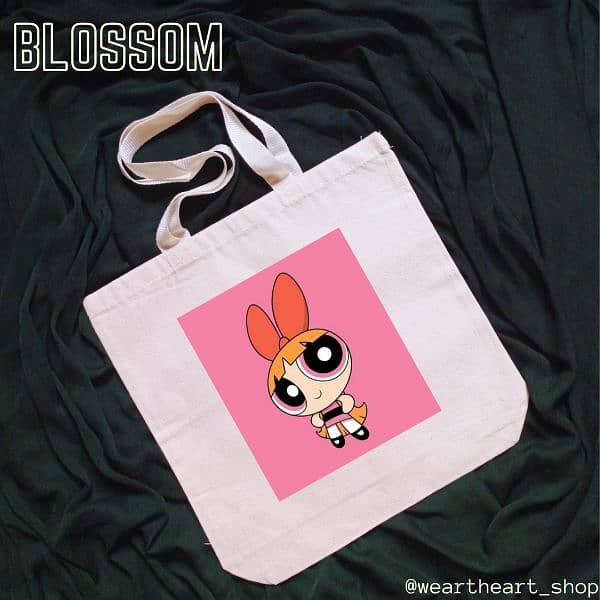 Customized Hand painted tote bags 16