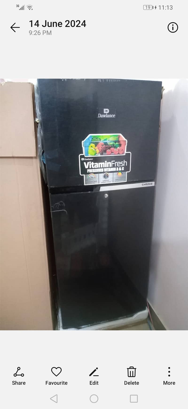 Dawlance Refrigerator Model 9191 chrome 2023/Fridge/Freezer 2