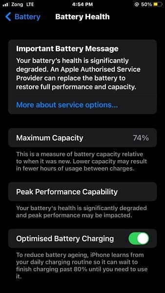 I phone 7 plus pta approved 128 gb battery health 74 5