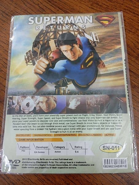 original new playstation 2 game - Superman Returns 1