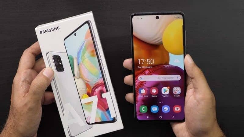 Samsung Galaxy A71 10 by 10 8gb 128gb 2