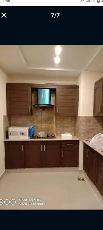 Par day short time one bed appatment for rent bahira town phase 6 any time available 1