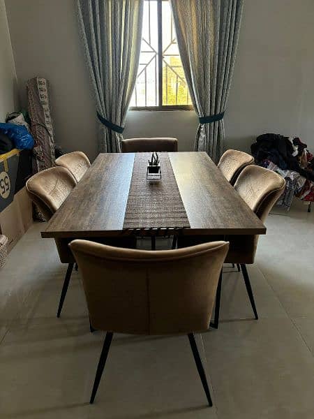 Dining table, 6 seats (habbit) 5