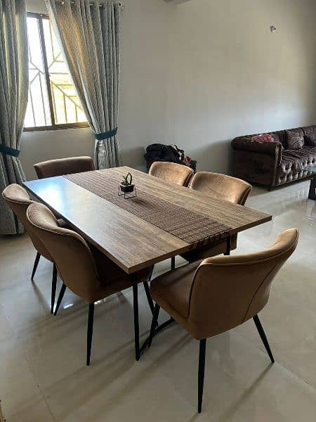 Dining table, 6 seats (habbit) 7