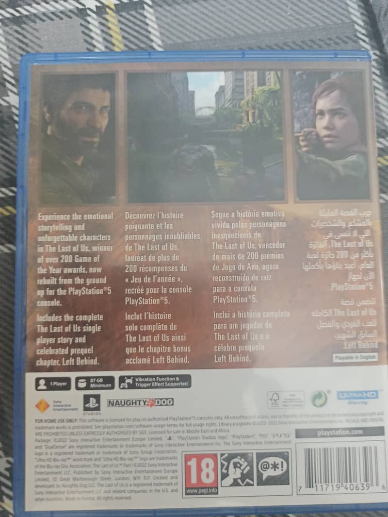 The last of us. Part 1. PS5 1