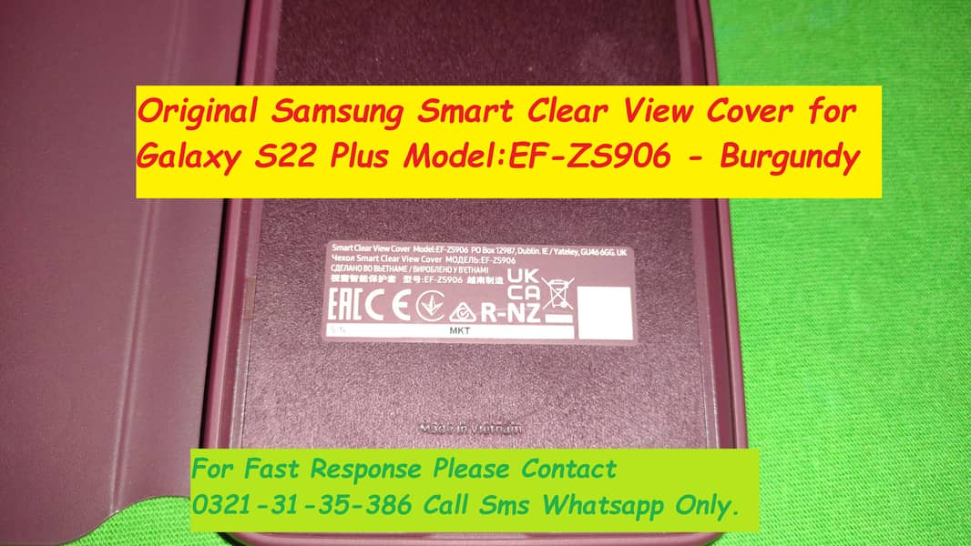 original samsung smart clear view cover for galaxy s22 plus 6