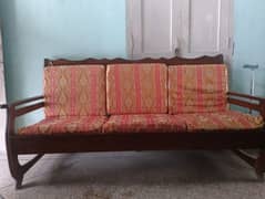 wooden Sofa set for sale contact no. 03002488769