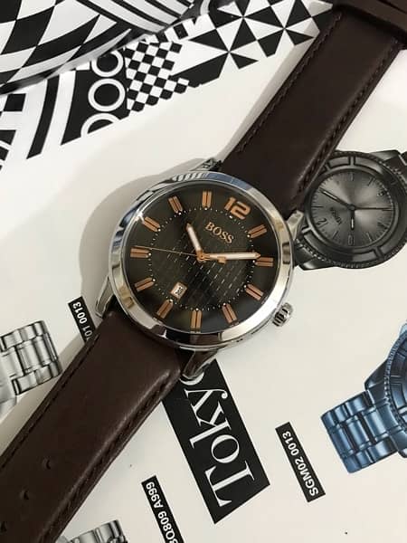 HUGO BOSS-BRAND NEW ORIGINAL WATCH-RADO-OMEGA-ROLEX-SEIKO-ARMANI-TAG 4