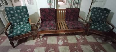 5 seater quality wooden sofa set 0