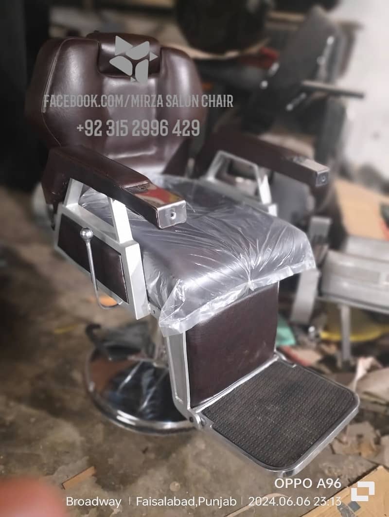 Saloon chair / Barber chair/Cutting chair/Massage bed/ Shampoo unit 11