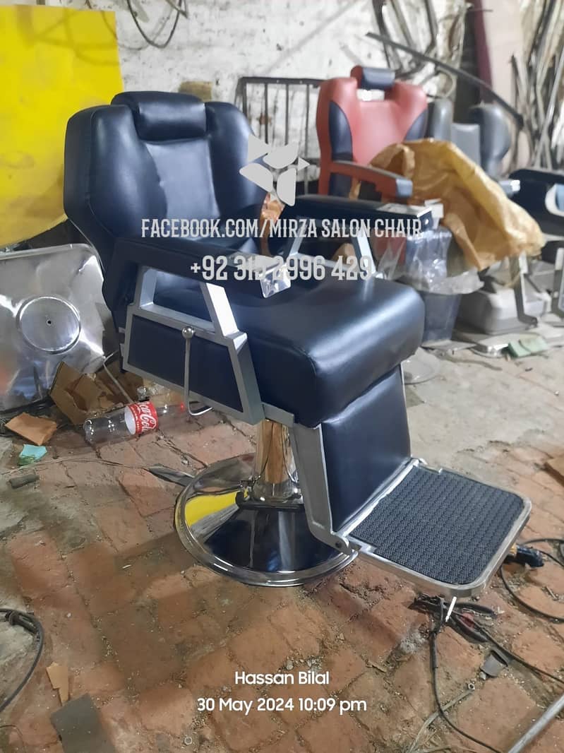 Saloon chair / Barber chair/Cutting chair/Massage bed/ Shampoo unit 15