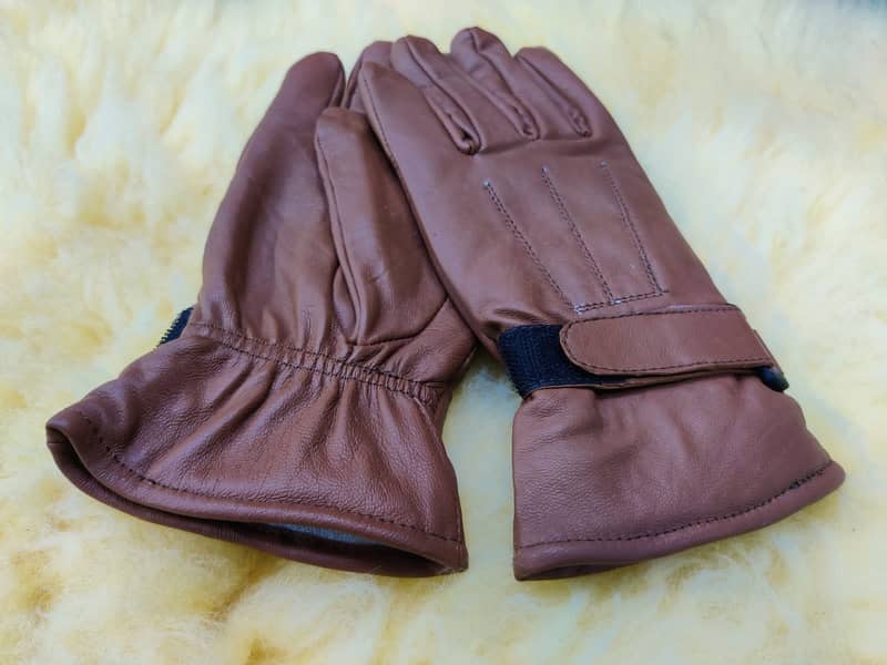 Premium Quality Leather Gloves | Idrees Leather | 100% pure Leather 2