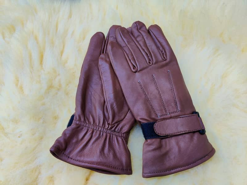 Premium Quality Leather Gloves | Idrees Leather | 100% pure Leather 8