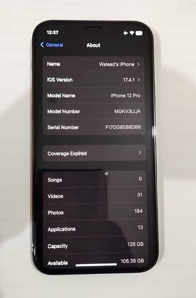 Iphone 12 pro (128Gb) 1