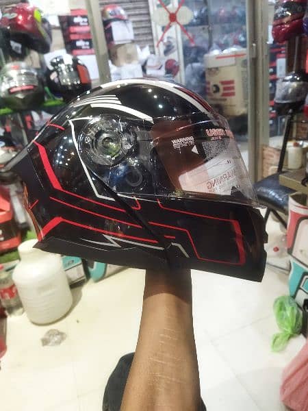 vega helmet one day used Dot certificate double glass 3