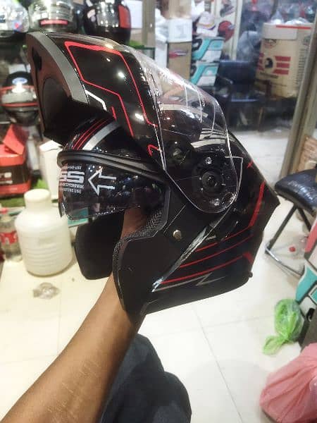 vega helmet one day used Dot certificate double glass 5