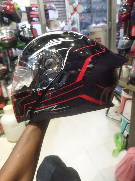 vega helmet one day used Dot certificate double glass 6