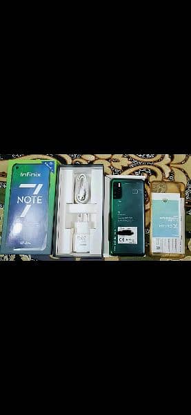 infinix note 7 lite ha saaf fone ha 4/64 full box ke sath 6