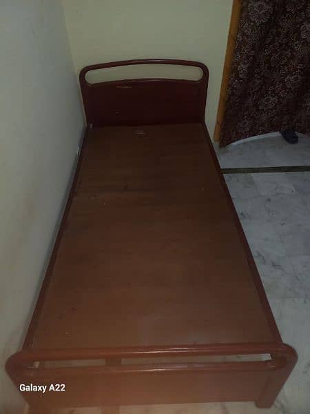 Full wood single bed 1