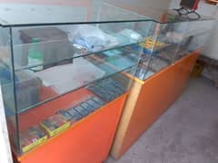 counter, Racks and front frame for mobile shop