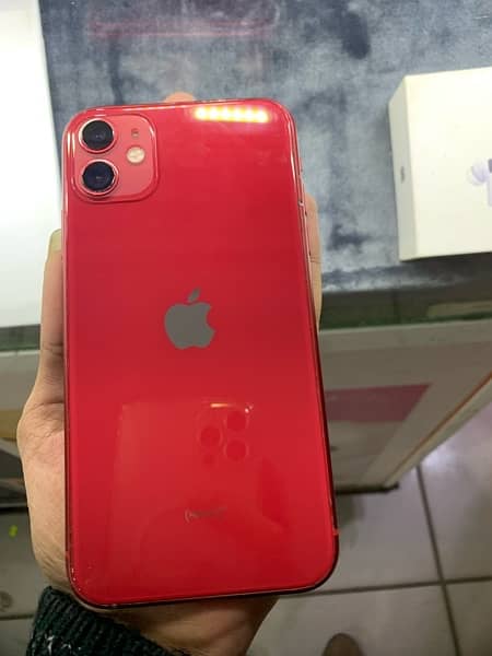 iphone 11 64Gb jv Red clour BH82% 38500/= 5