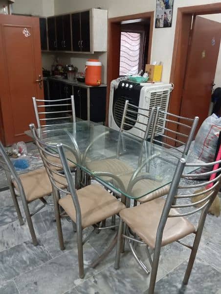 iron dining table 6 seater 1