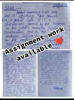 Handwritten Assignment Content Writing And Data Entry Work