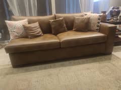 l shaped sofa, 2 seater and 3 seater, 1 year old, but looks brand new