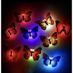 led butterfly night light 6 lcs