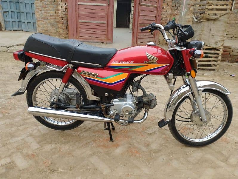 Honda CD 70 bike model 2012 for sale call number 03134925437 1