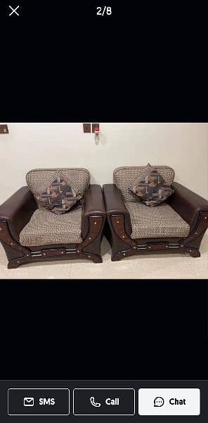 7 Seater Sofa set with centre table 3