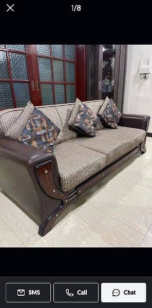 7 Seater Sofa set with centre table 4