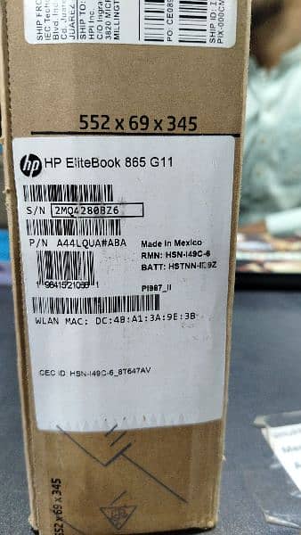 HP elite book 865 ryzen 7pro 8000 14th generation 32gb 1tb 4