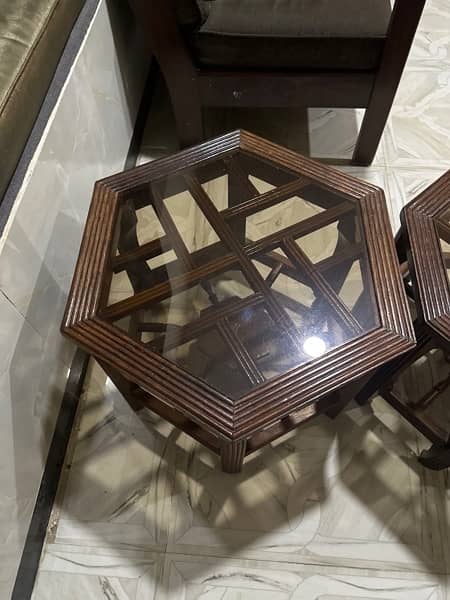 wooden table set 1