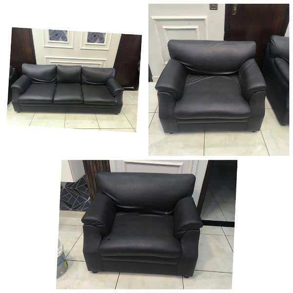 sofa set 5 seater urgent sale 0