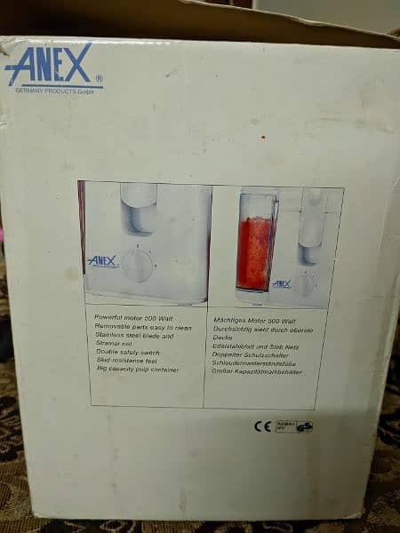 Anex juice extractor 1